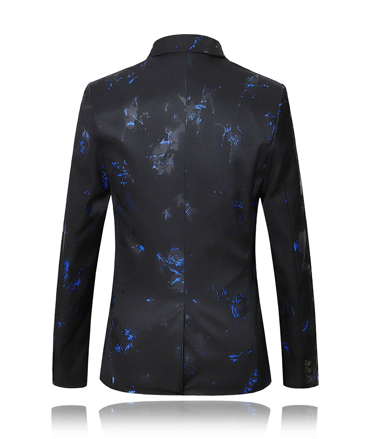 Men’s Luxury Floral Printed Suit Blazer | Elegant Statement Jacket by BlazerBoyz