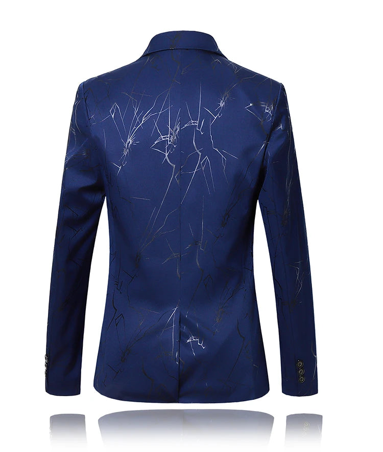 Men’s Luxury Floral Printed Suit Blazer | Elegant Statement Jacket by BlazerBoyz