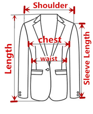 Men’s V-Collar Suit Jacket | Single Button Dress Coat for Weddings & Parties by BlazerBoyz