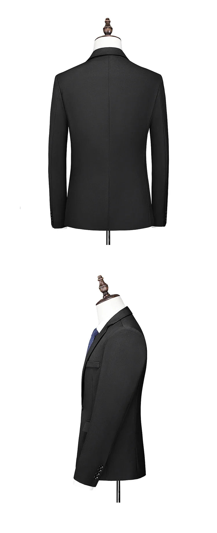 Men's Vintage 3-Piece Suit | Blazer, Pants & Vest for Weddings & Business | Sizes M-5XL by BlazerBoyz