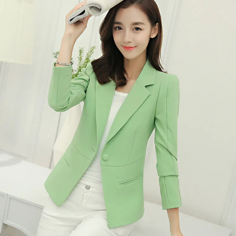 Casual Slim Blazer for Women | Fashionable Office & Career Jacket by BlazerGirlz