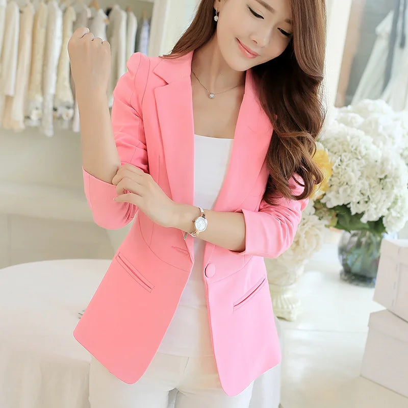 Casual Slim Blazer for Women | Fashionable Office & Career Jacket by BlazerGirlz