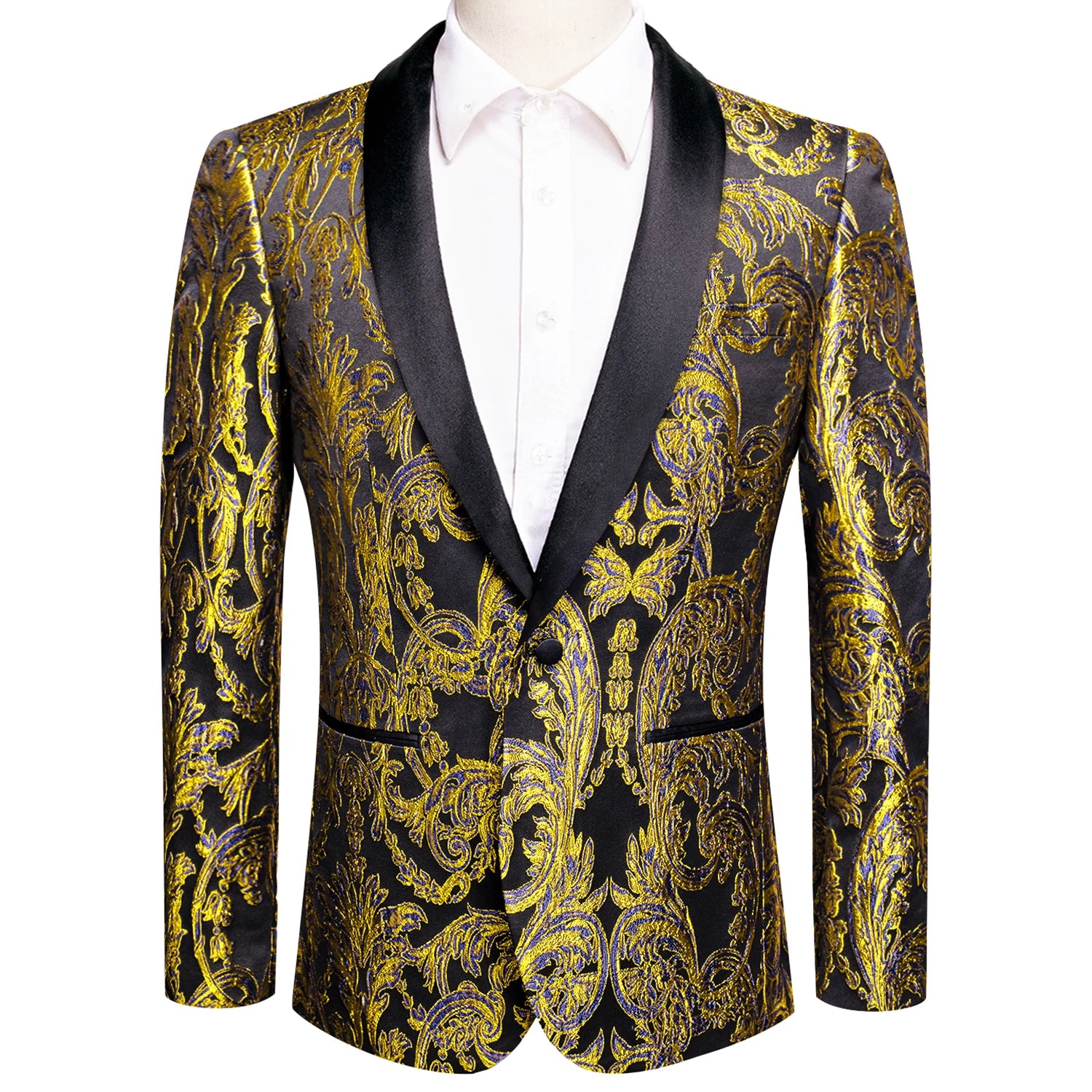 Hi-Tie Shawl Collar Tuxedo Blazer | High-Quality Groom Jacket for Weddings & Proms