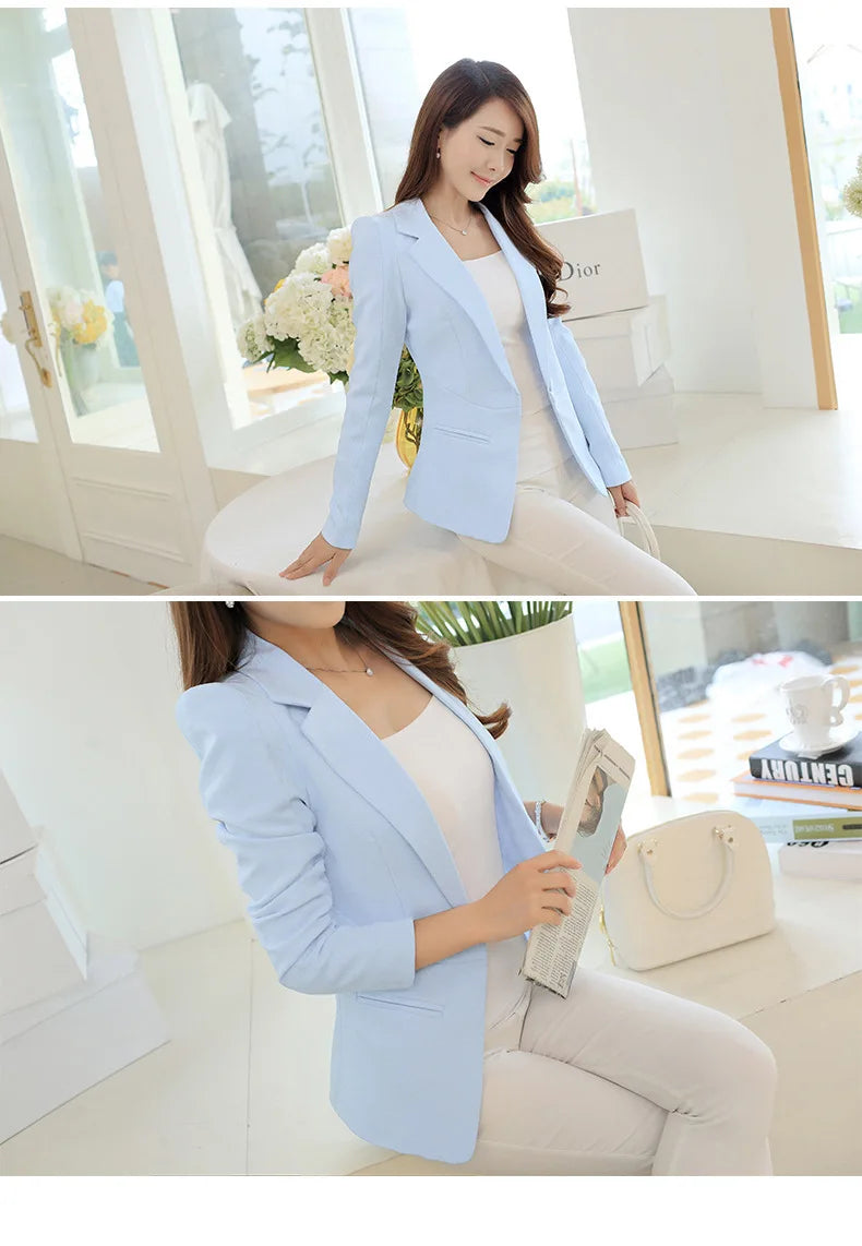 Casual Slim Blazer for Women | Fashionable Office & Career Jacket by BlazerGirlz