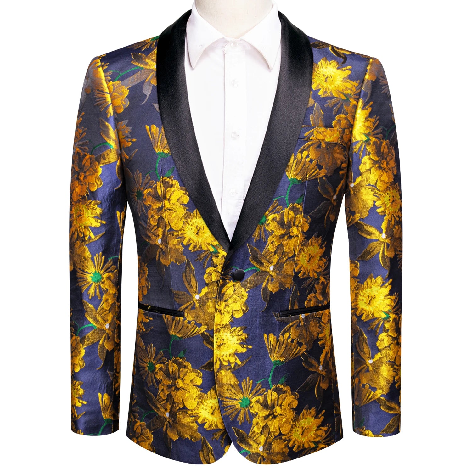 Hi-Tie Shawl Collar Tuxedo Blazer | High-Quality Groom Jacket for Weddings & Proms