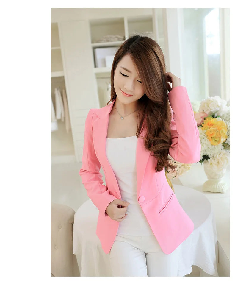 Casual Slim Blazer for Women | Fashionable Office & Career Jacket by BlazerGirlz