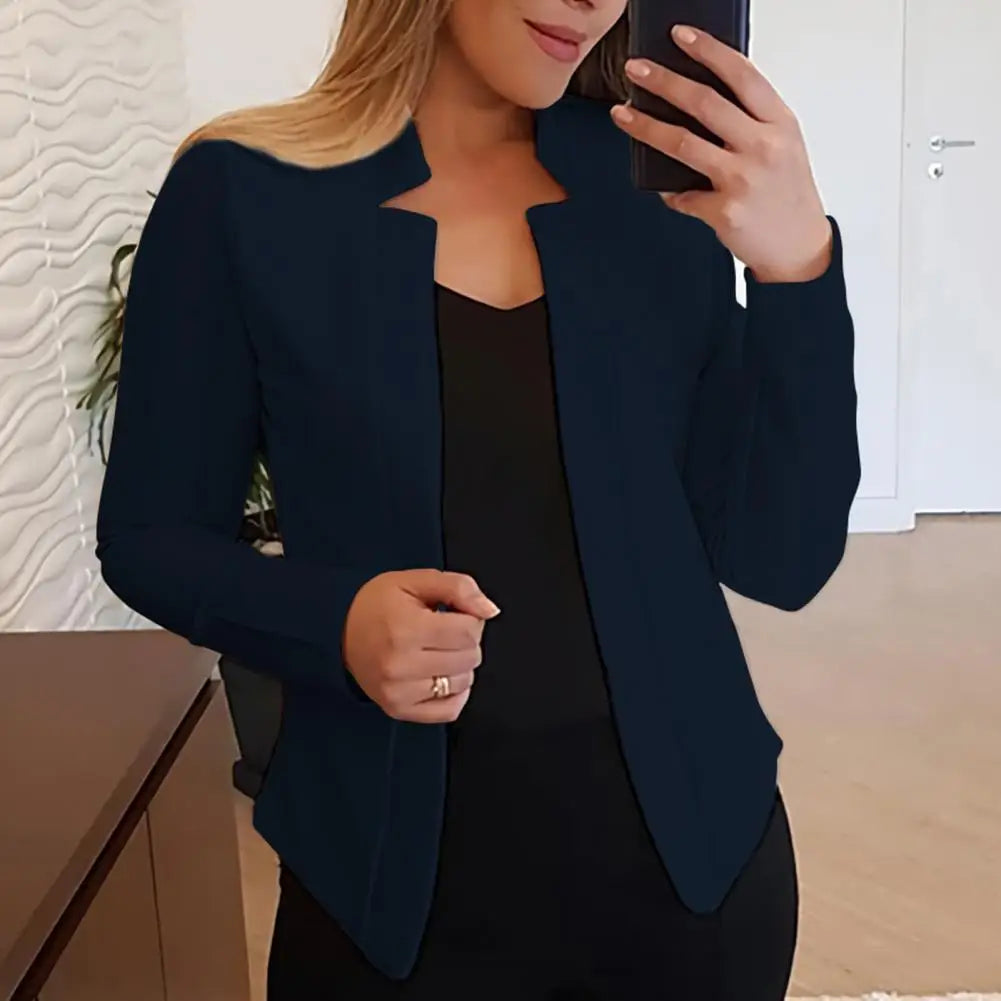 Trendy Slim Fit Business Blazer for Women