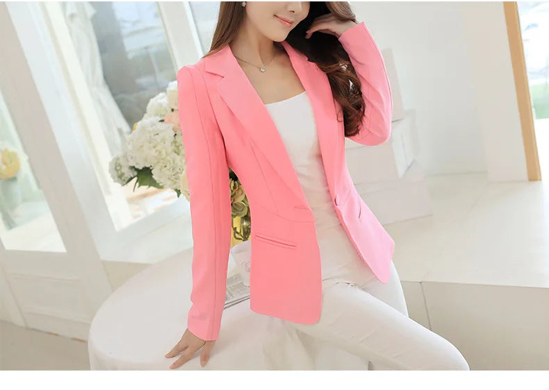 Casual Slim Blazer for Women | Fashionable Office & Career Jacket by BlazerGirlz