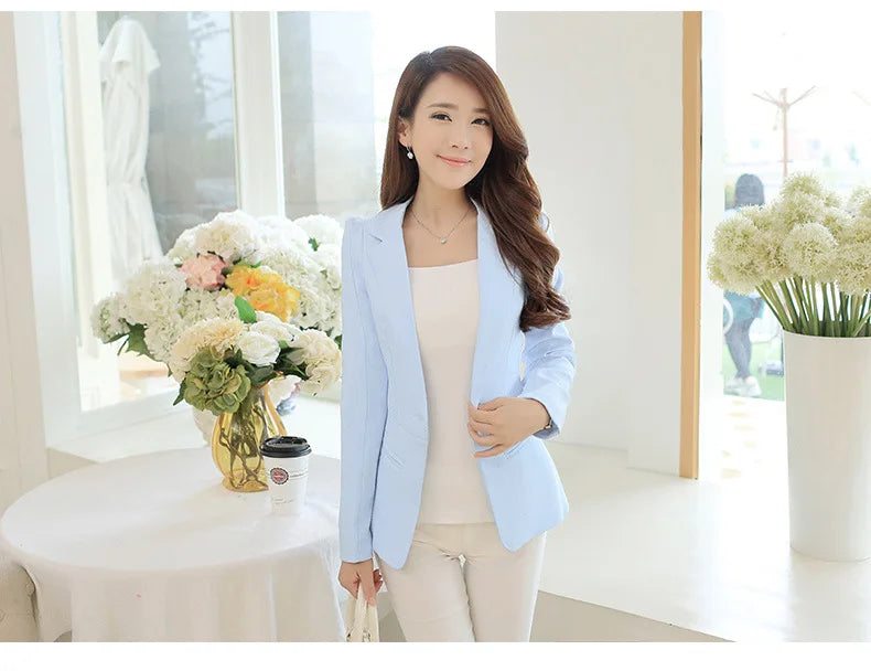 Casual Slim Blazer for Women | Fashionable Office & Career Jacket by BlazerGirlz