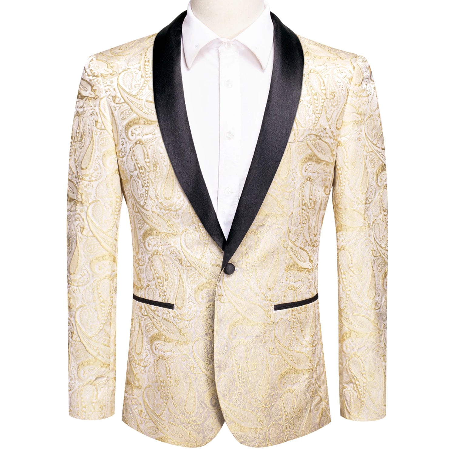 Hi-Tie Shawl Collar Tuxedo Blazer | High-Quality Groom Jacket for Weddings & Proms