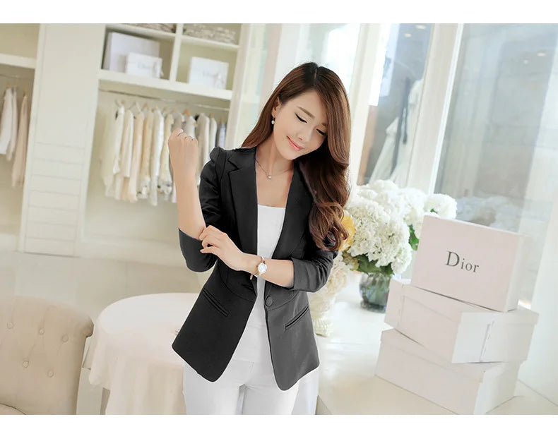 Casual Slim Blazer for Women | Fashionable Office & Career Jacket by BlazerGirlz