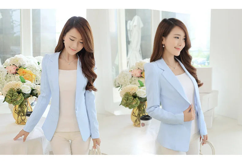 Casual Slim Blazer for Women | Fashionable Office & Career Jacket by BlazerGirlz